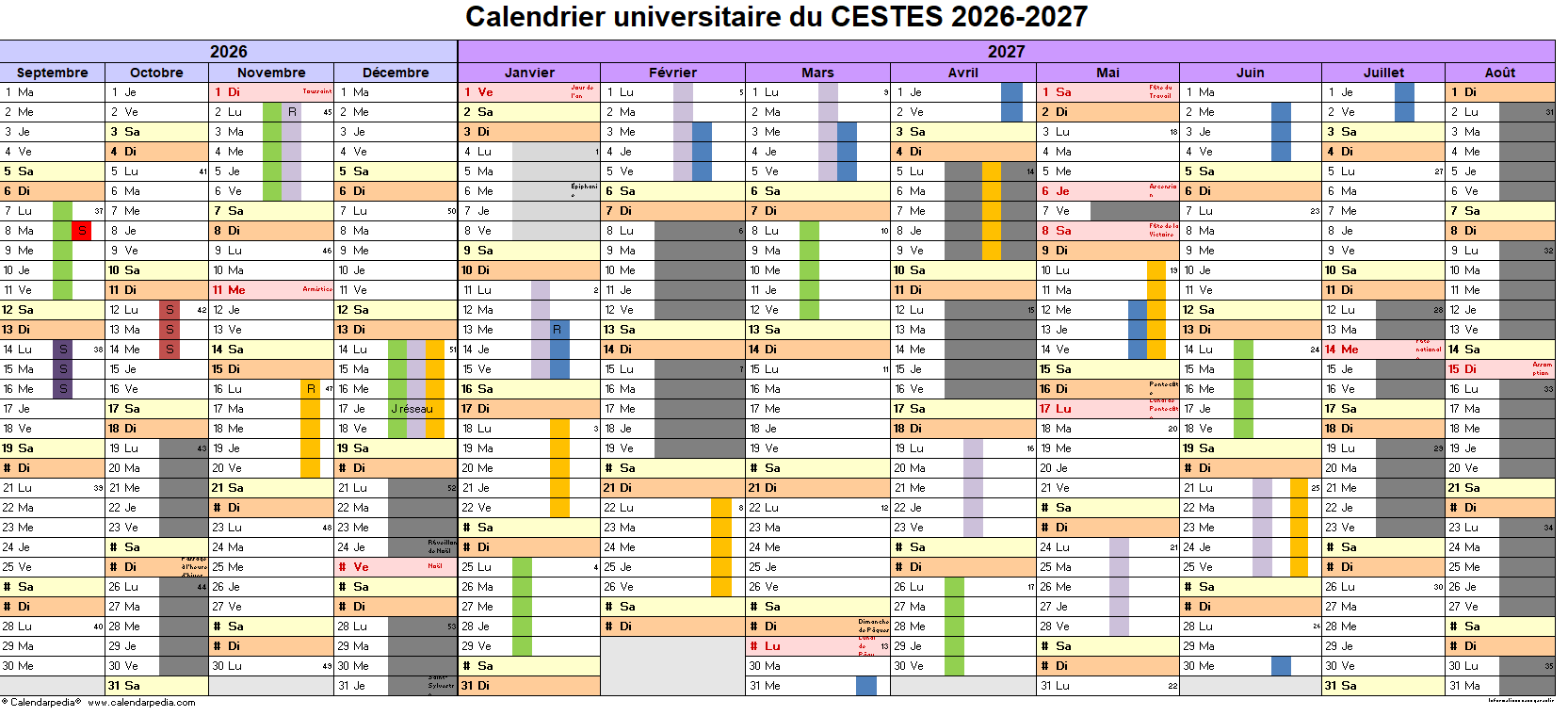 Calendrier
